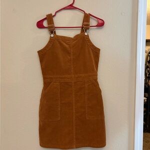 Art Class Brown Corduroy Kids Dress